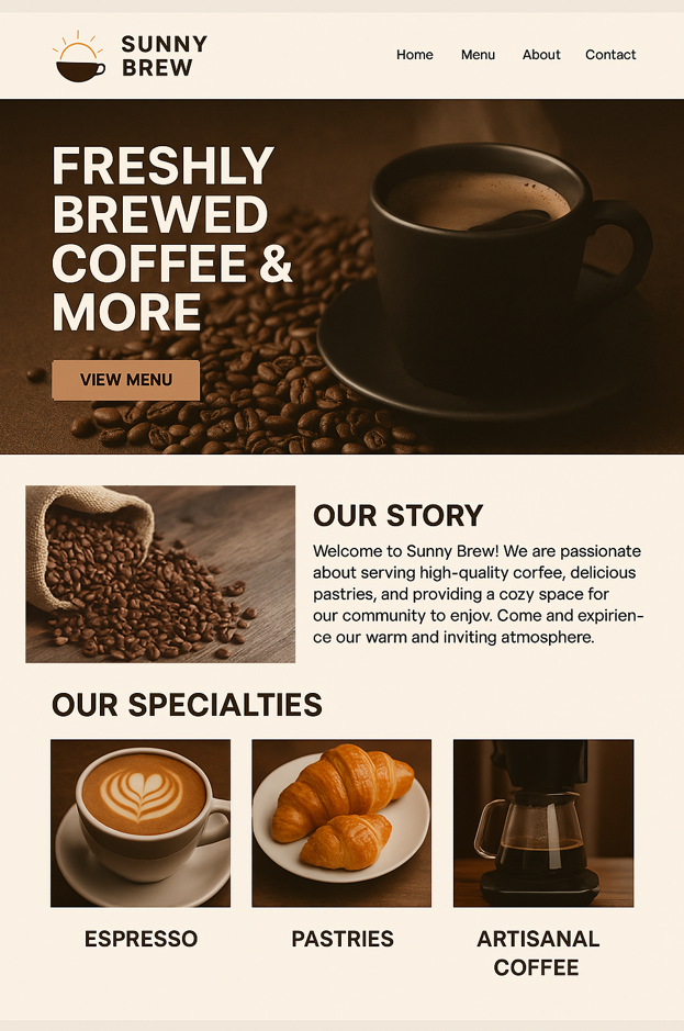 Sunny Brew Coffee Shop